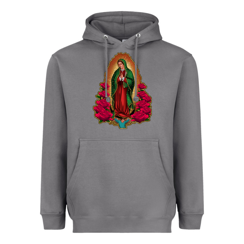 Our Lady Of Guadalupe Heavyweight Hoodie by Jasminsmagicworld | Teevron