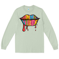 Matcha summer vibes lips Long Sleeve Tee - Jasminsmagicworld