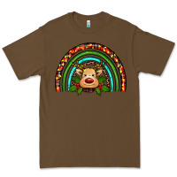Cacao reindeer rainbow christmas Premium Tee - RanaPortraitStore
