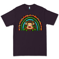 Plum reindeer rainbow christmas Premium Tee - RanaPortraitStore