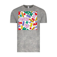 Cloud Rock math seamless pattern Vintage Tee - BundleAndBundleShop