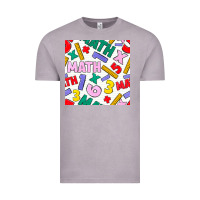Vintage Zinc math seamless pattern Vintage Tee - BundleAndBundleShop