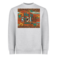 He Is Risen Gemstone Sunflower Leopard Heavyweight Sweatshirt | Teevron