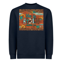 Navy he is risen gemstone sunflower leopard Heavyweight Sweatshirt - Artiststas