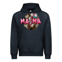 Navy Mama lightning bolt Mother's Day Urban Hoodie - CowGirlArtShop