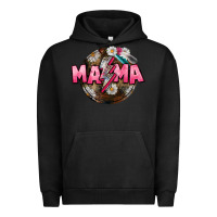 Pigment Black Mama lightning bolt Mother's Day Urban Hoodie - CowGirlArtShop