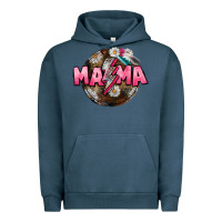 Pigment Midnight Navy Mama lightning bolt Mother's Day Urban Hoodie - CowGirlArtShop