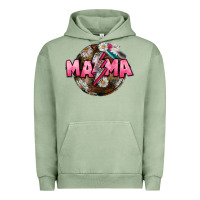 Pigment Oil Green Mama lightning bolt Mother's Day Urban Hoodie - CowGirlArtShop