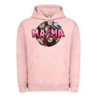 Pigment Salmon Mama lightning bolt Mother's Day Urban Hoodie - CowGirlArtShop