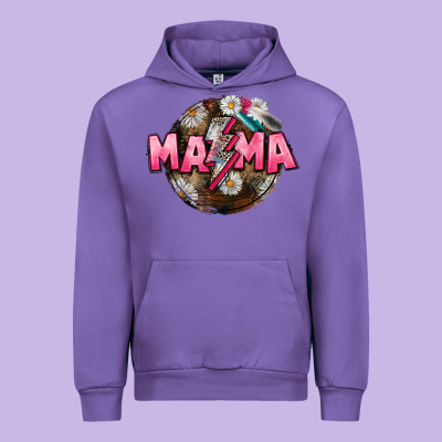 Mama Lightning Bolt Mother's Day Urban Hoodie Designed By Cowgirlartshop
