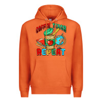 Carrot coffee teach repeat Premium Hoodie - NancyCooperArtShop