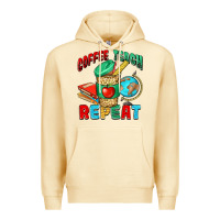 Pina Colada coffee teach repeat Premium Hoodie - NancyCooperArtShop