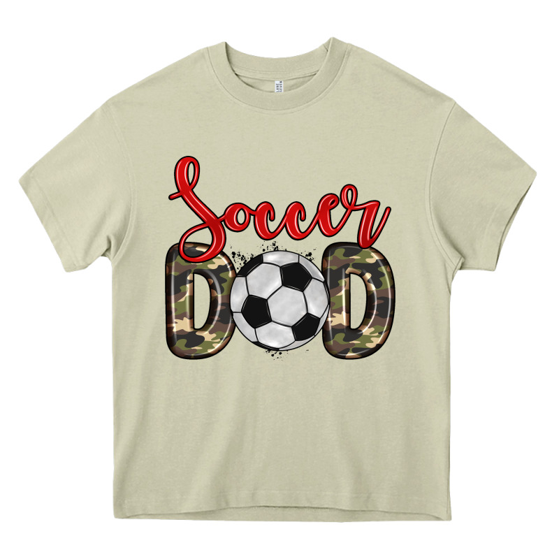 Soccer Dad Heavy Core Tee by Zillion Design Studio | Teevron