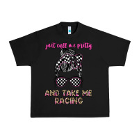 Black just call me pretty and take me racing Urban Heavy Tee - JahusDesignShop