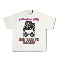 Pistachio just call me pretty and take me racing Urban Heavy Tee - JahusDesignShop