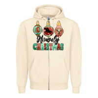 Sandshell howdy christmas Zipper Hoodie - MaliasSmallBusiness