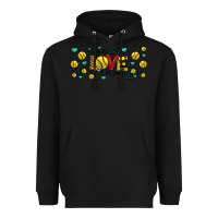 Black for the love of the game softball Heavyweight Hoodie - Jasminsmagicworld