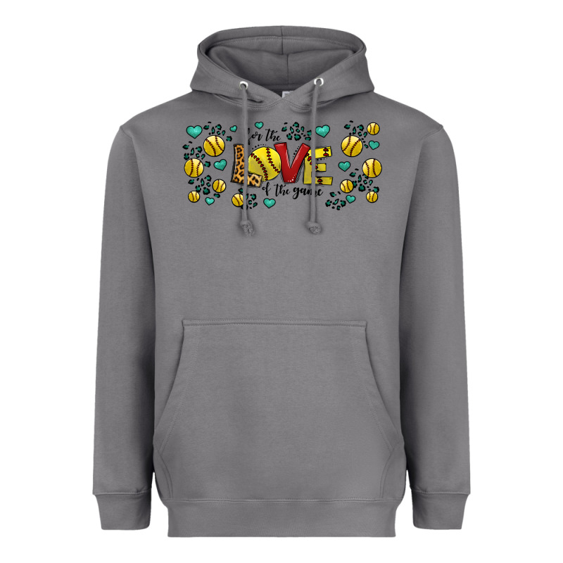 For The Love Of The Game Softball Heavyweight Hoodie by Jasminsmagicworld | Teevron