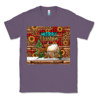 Lavender merry christmas cookies buffalo plaid Classic Tee - Jasminsmagicworld