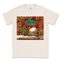 Natural merry christmas cookies buffalo plaid Classic Tee - Jasminsmagicworld