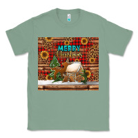 Sage merry christmas cookies buffalo plaid Classic Tee - Jasminsmagicworld