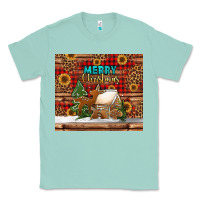 Seafoam merry christmas cookies buffalo plaid Classic Tee - Jasminsmagicworld