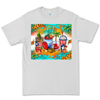 Dove Grey puerto rico coffee cups Premium Tee - Zillion Design Studio