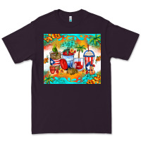 Puerto Rico Coffee Cups Premium Tee | Teevron