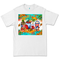 White puerto rico coffee cups Premium Tee - Zillion Design Studio