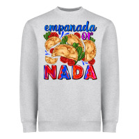 Heather Grey empanada or nada Heavyweight Sweatshirt - AdoDesignShop