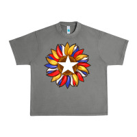 Tornado american flag and sunflower with star Urban Heavy Tee - Artiststas