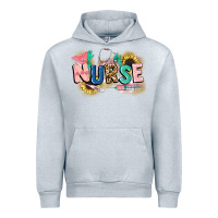 Heather Grey nurse Urban Hoodie - CowGirlArtShop