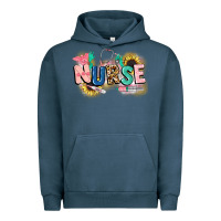 Pigment Midnight Navy nurse Urban Hoodie - CowGirlArtShop