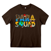 Chocolate Brown para squad Heavy Core Tee - texasbilliewilder