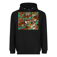 Black tiger cowhide tumbler Heavyweight Hoodie - BarkalooDesign
