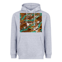 Heather Grey tiger cowhide tumbler Heavyweight Hoodie - BarkalooDesign