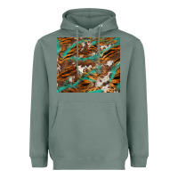 Sage tiger cowhide tumbler Heavyweight Hoodie - BarkalooDesign