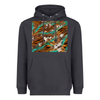 Smoke tiger cowhide tumbler Heavyweight Hoodie - BarkalooDesign