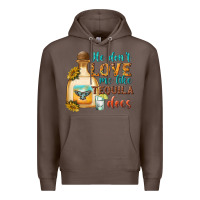 Coffee he dont love me like tequila does Premium Hoodie - texasbilliewilder
