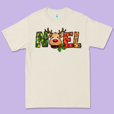 Reindeer Noel Christmas Premium Tee Designed By Ranaportraitstore