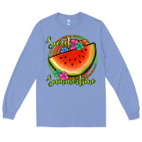 Colony Blue sweet summertime watermelon Long Sleeve Tee - Jasminsmagicworld