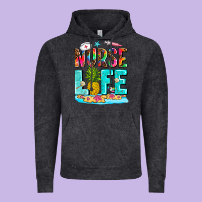 Nurse Life Summer Vintage Hoodie Designed By Adodesignshop