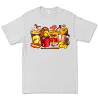 Dove Grey softball coffee cups Premium Tee - AdoDesignShop