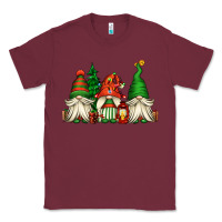 Burgundy christmas gnomes Classic Tee - Jasminsmagicworld
