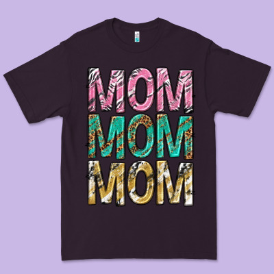 Mom Mom Mom Mothers Day Premium Tee Designed By Texasbilliewilder