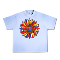 Grape Ice america with american flag colors and sunflower with star Urban Heavy Tee - Artiststas