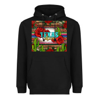 Black texas chica with roses Heavyweight Hoodie - Jasminsmagicworld