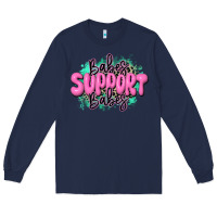 Navy babes support babes Long Sleeve Tee - JahusDesignShop