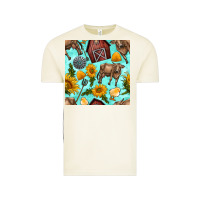 Vintage Arctic farm seamless pattern Vintage Tee - BundleAndBundleShop