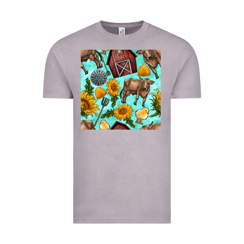 Farm Seamless Pattern Vintage Tee by BundleAndBundleShop | Teevron